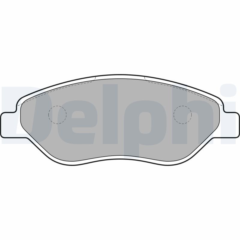 Brake Pad Set, disc brake - LP2010 DELPHI