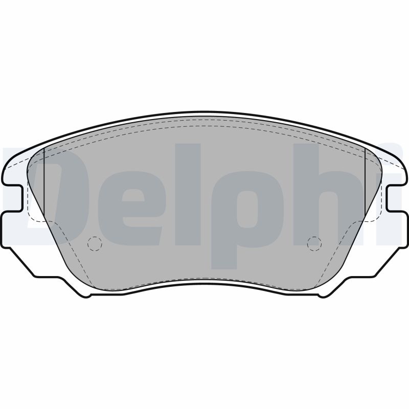 Brake Pad Set, disc brake - LP2080 DELPHI