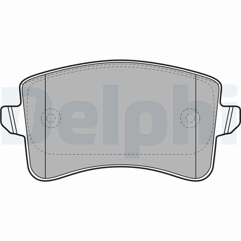 Brake Pad Set, disc brake - LP2106 DELPHI