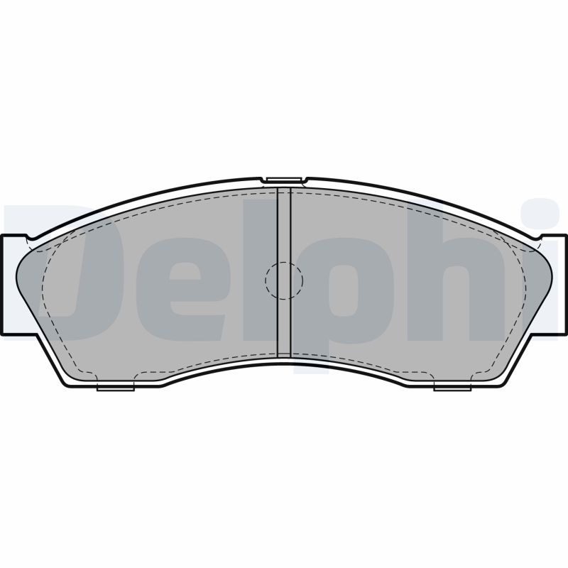 Brake Pad Set, disc brake - LP2159 DELPHI