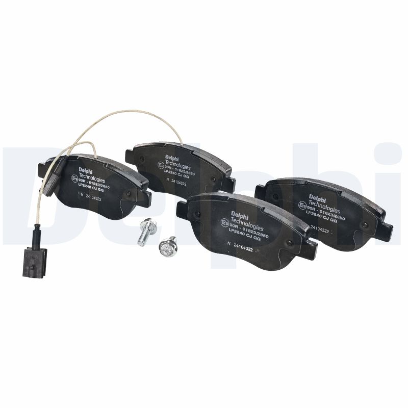 Kit pastiglie freno, Freno a disco - LP2240 DELPHI