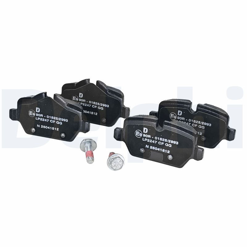 Kit pastiglie freno, Freno a disco - LP2247 DELPHI
