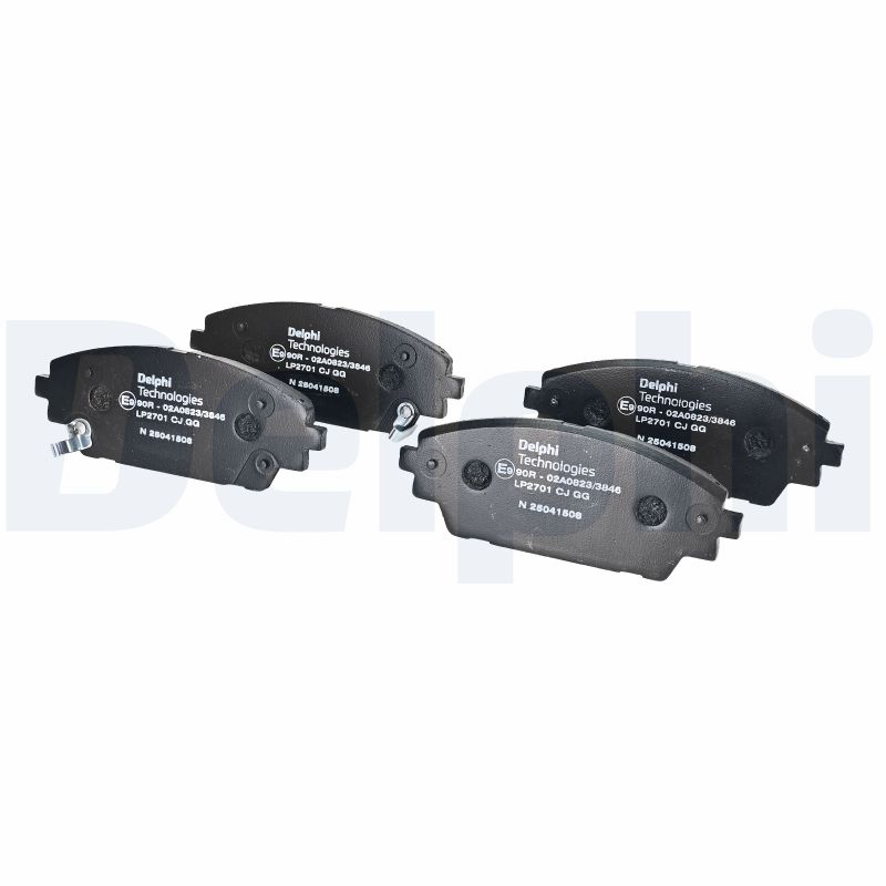 Kit pastiglie freno, Freno a disco - LP2701 DELPHI