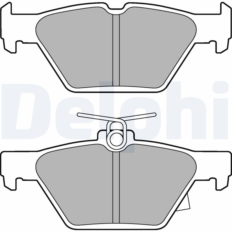Kit pastiglie freno, Freno a disco - LP3268 DELPHI