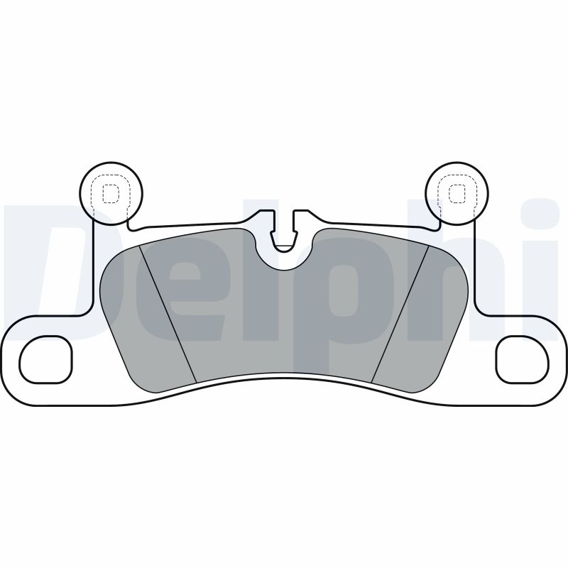 Brake Pad Set, disc brake - LP3298 DELPHI