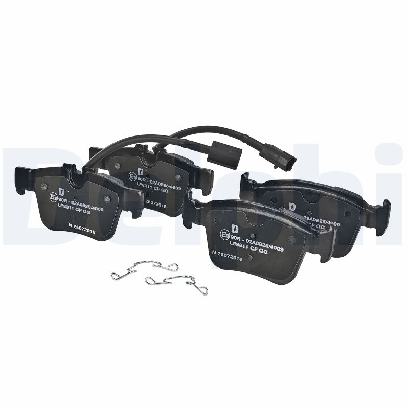 Brake Pad Set, disc brake - LP3311 DELPHI