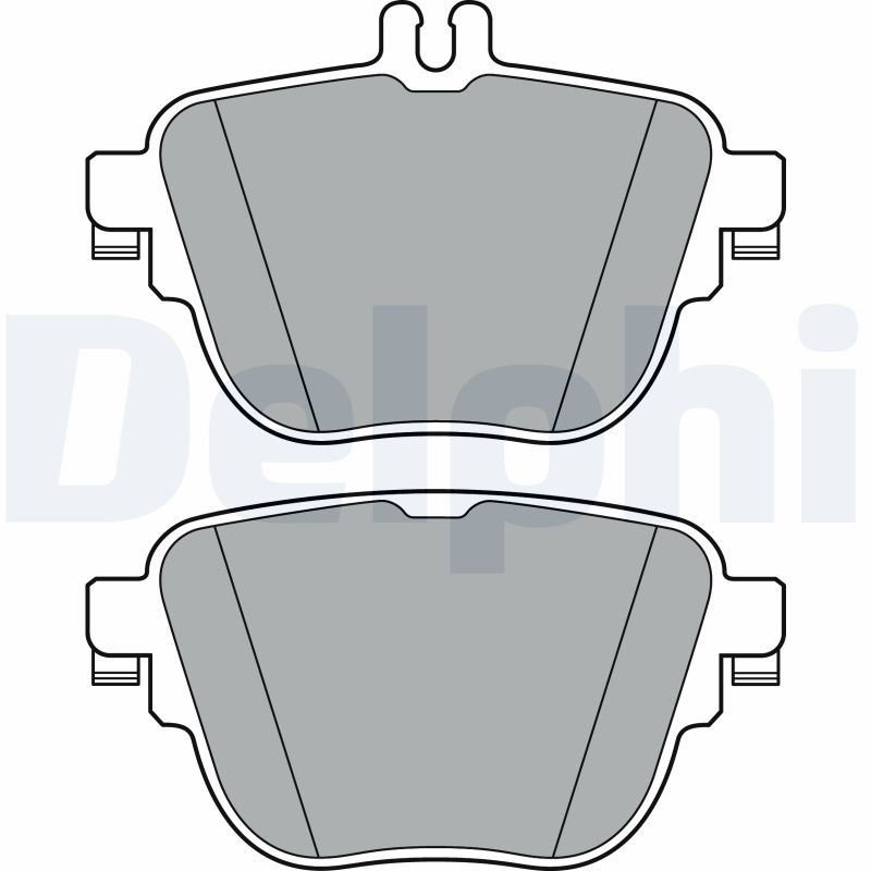 Brake Pad Set, disc brake - LP3359 DELPHI