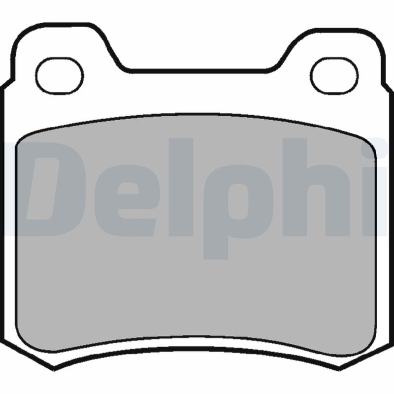 Kit pastiglie freno, Freno a disco - LP440 DELPHI