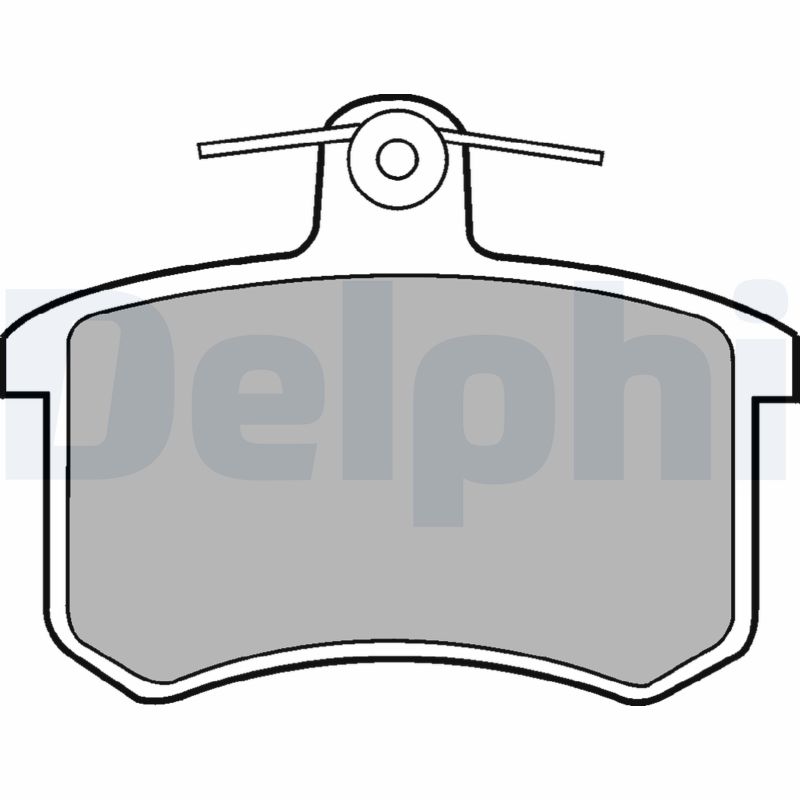 Brake Pad Set, disc brake - LP451 DELPHI