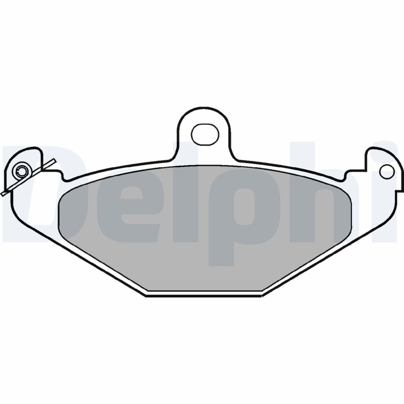 Brake Pad Set, disc brake - LP821 DELPHI