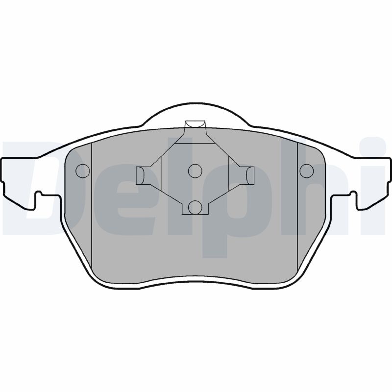 Brake Pad Set, disc brake - LP978 DELPHI