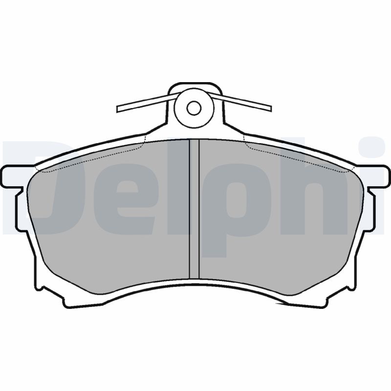 Brake Pad Set, disc brake - LP992 DELPHI