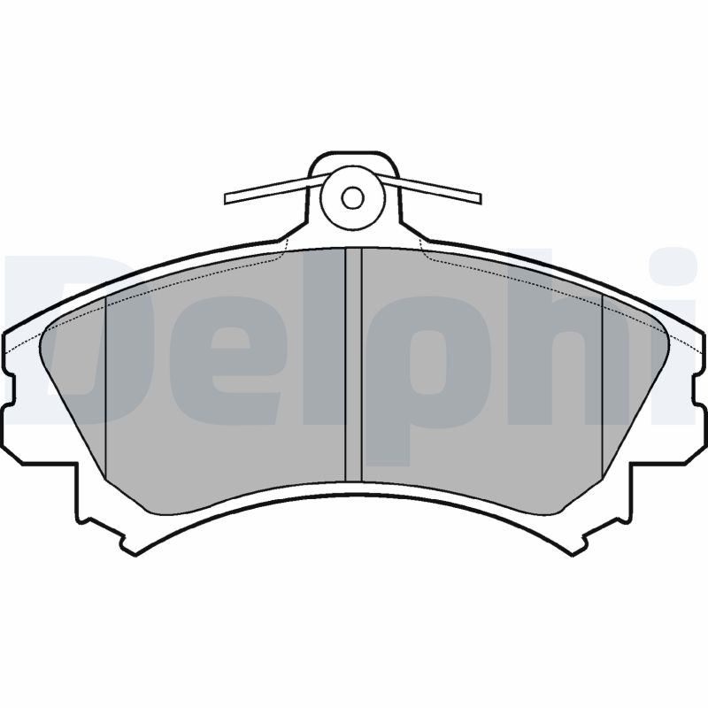 Brake Pad Set, disc brake - LP993 DELPHI