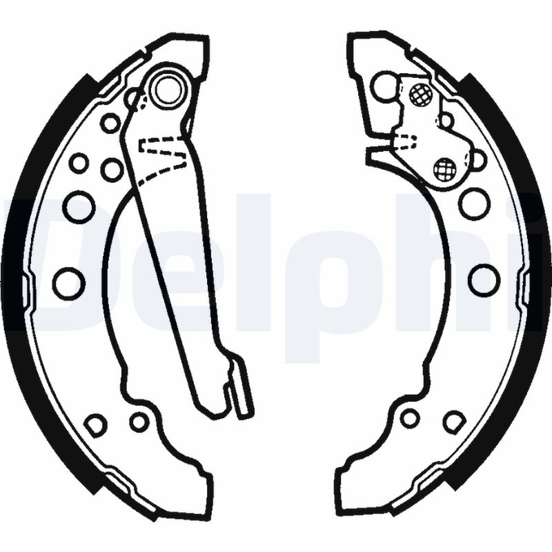 Brake Shoe Set - LS1276 DELPHI