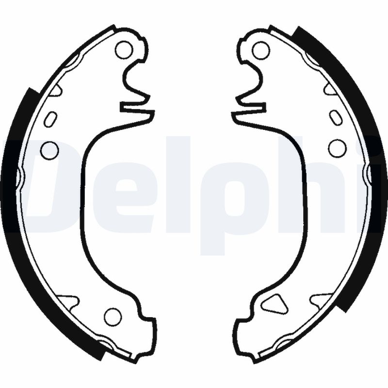 Brake Shoe Set - LS1293 DELPHI