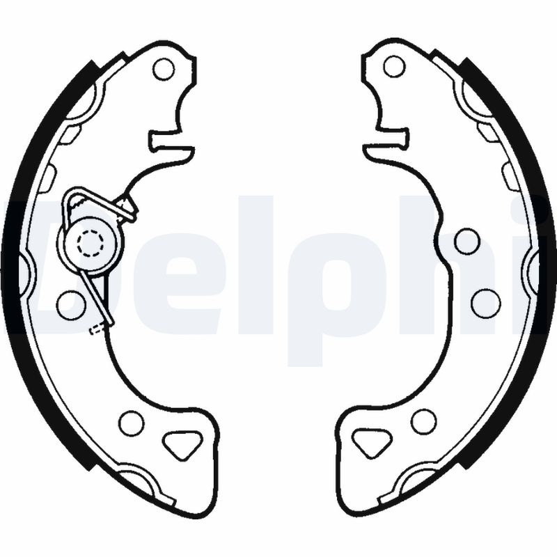 Brake Shoe Set - LS1319 DELPHI