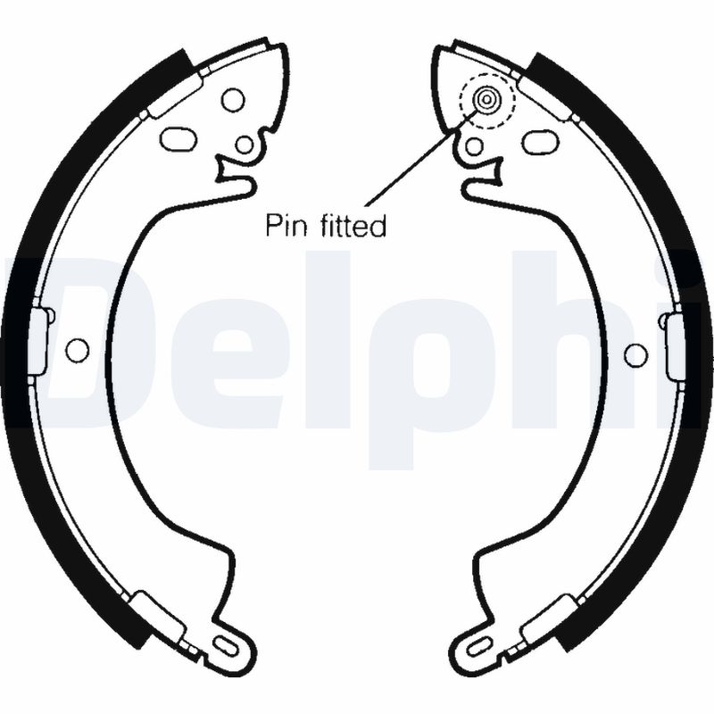 Brake Shoe Set - LS1344 DELPHI