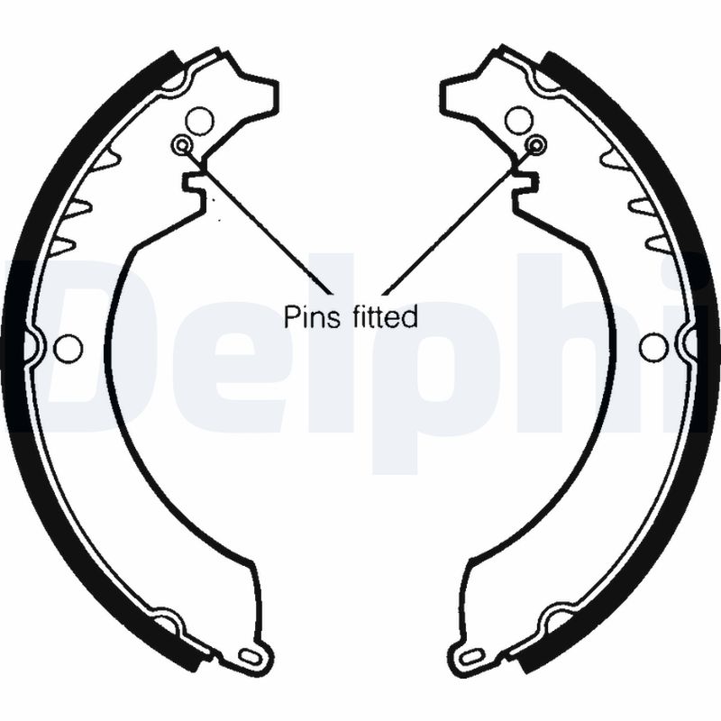 Kit ganasce freno - LS1359 DELPHI