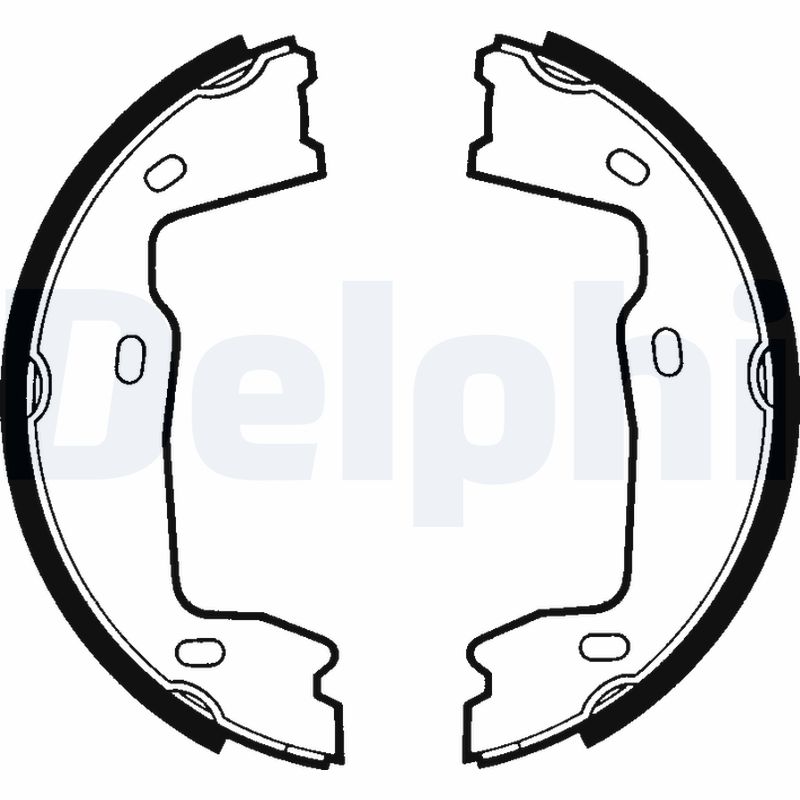 Brake Shoe Set - LS1381 DELPHI