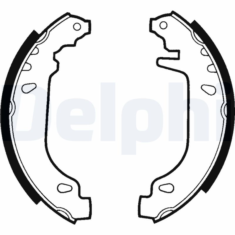 Brake Shoe Set - LS1404 DELPHI