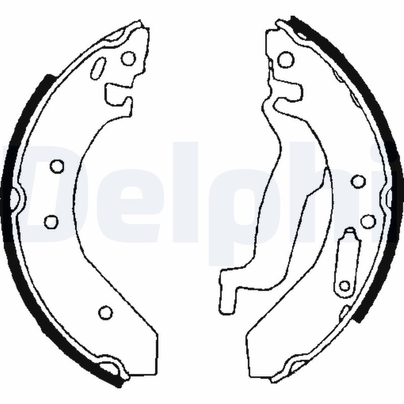 Kit ganasce freno - LS1645 DELPHI