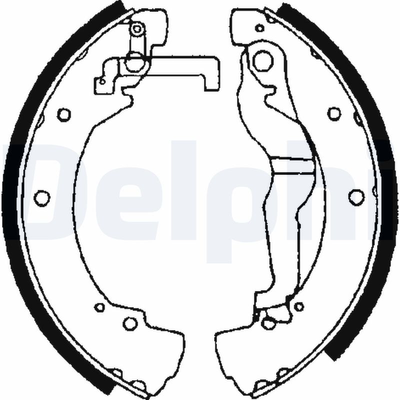 Brake Shoe Set - LS1656 DELPHI