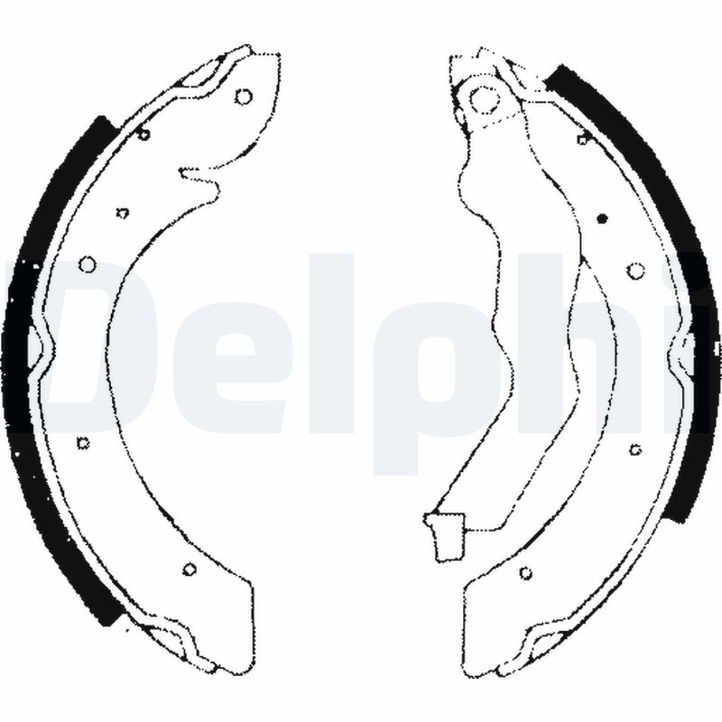 Brake Shoe Set - LS1714 DELPHI