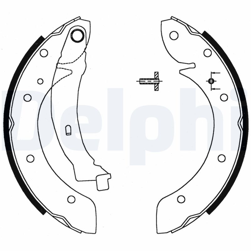Brake Shoe Set - LS1716 DELPHI