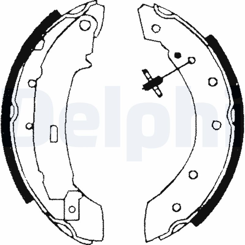Bremsbackensatz - LS1717 DELPHI