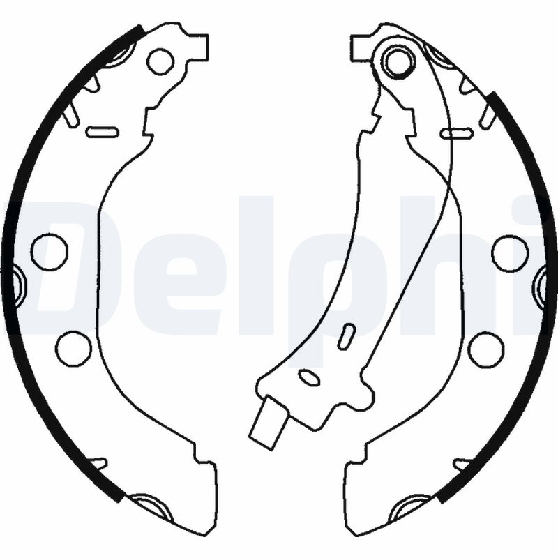 Brake Shoe Set - LS1723 DELPHI