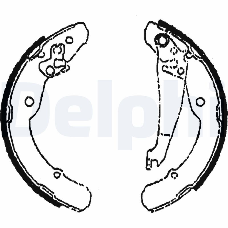 Brake Shoe Set - LS1784 DELPHI