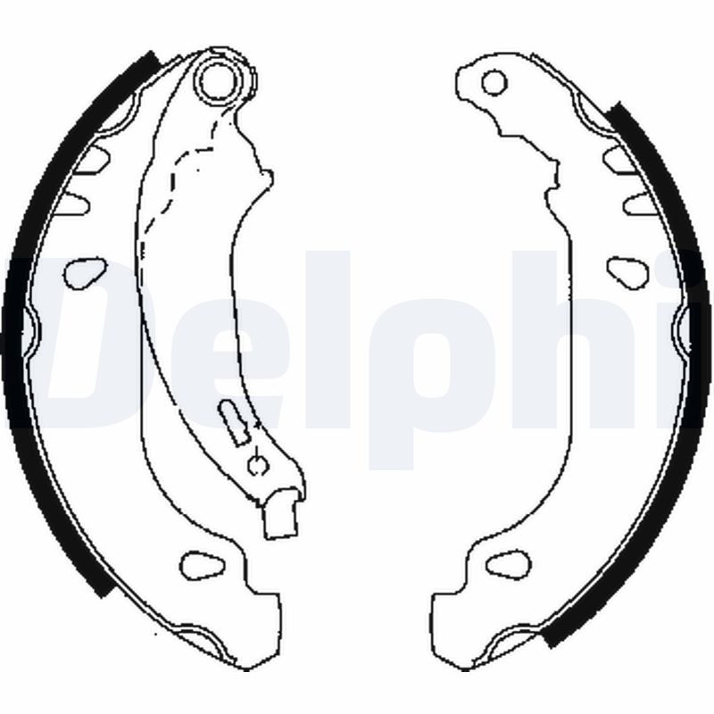 Brake Shoe Set - LS1848 DELPHI