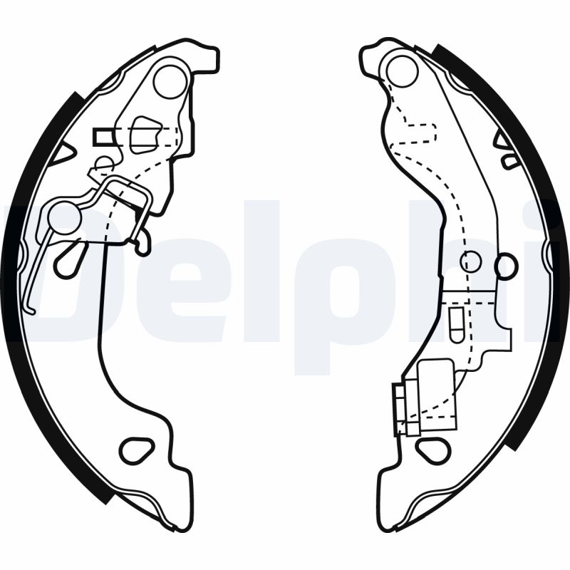 Bremsbackensatz - LS1858 DELPHI