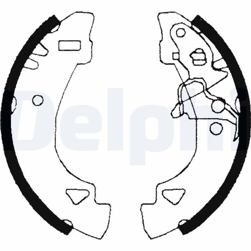 Brake Shoe Set - LS1860 DELPHI