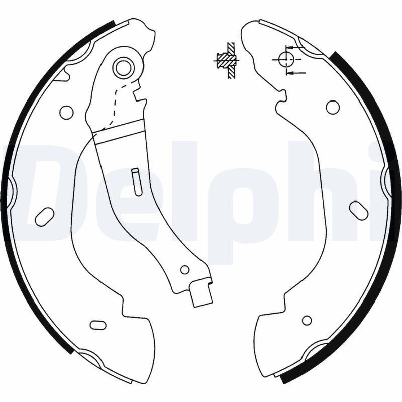 Brake Shoe Set - LS1915 DELPHI