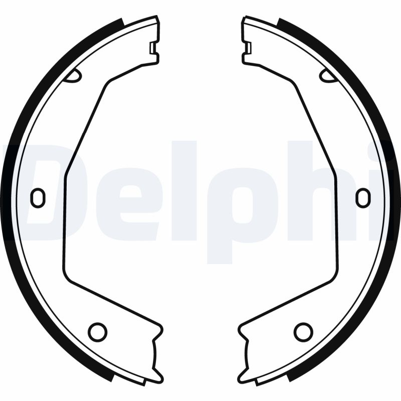 Brake Shoe Set, parking brake - LS1954 DELPHI