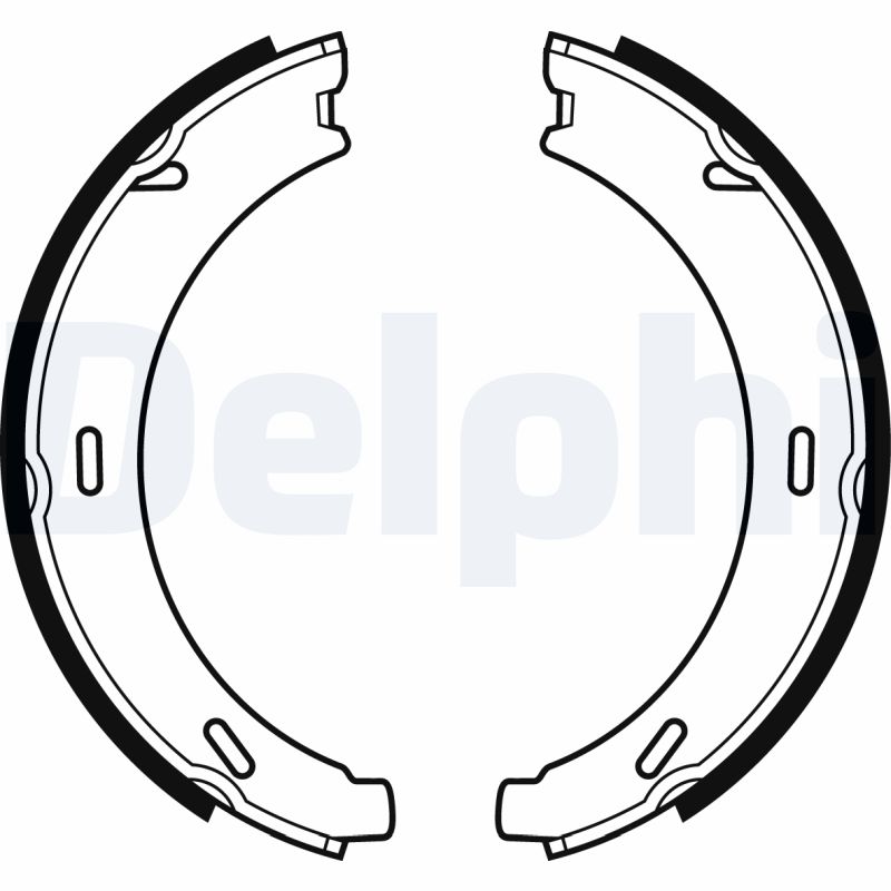 Brake Shoe Set, parking brake - LS1958 DELPHI