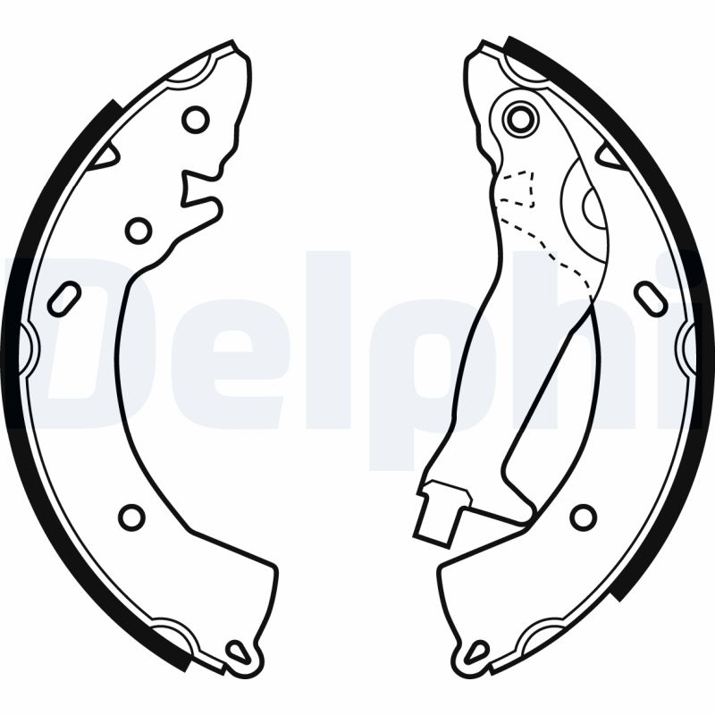Brake Shoe Set - LS1966 DELPHI