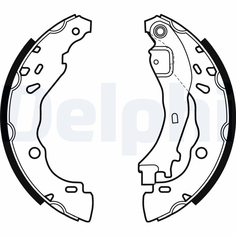 Brake Shoe Set - LS1975 DELPHI