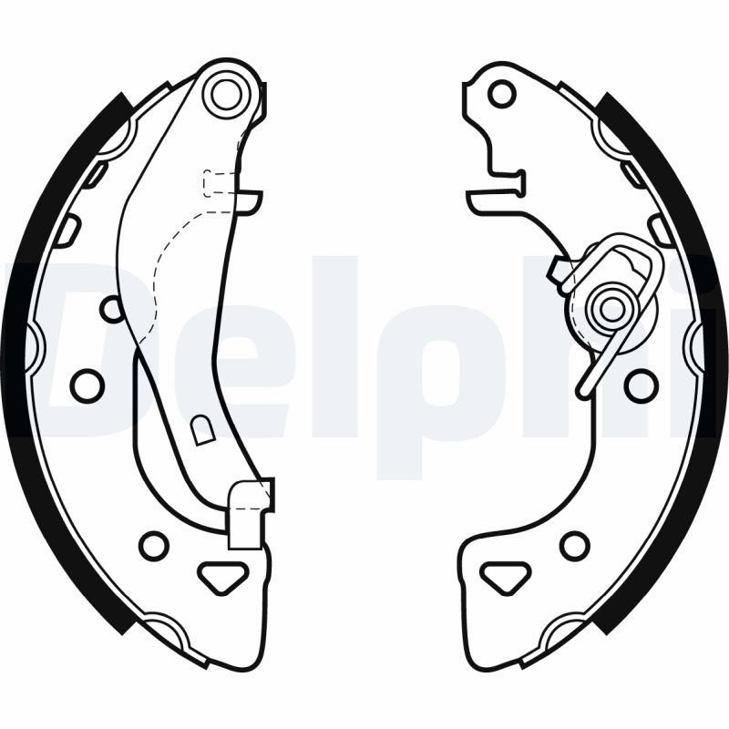 Brake Shoe Set - LS1976 DELPHI