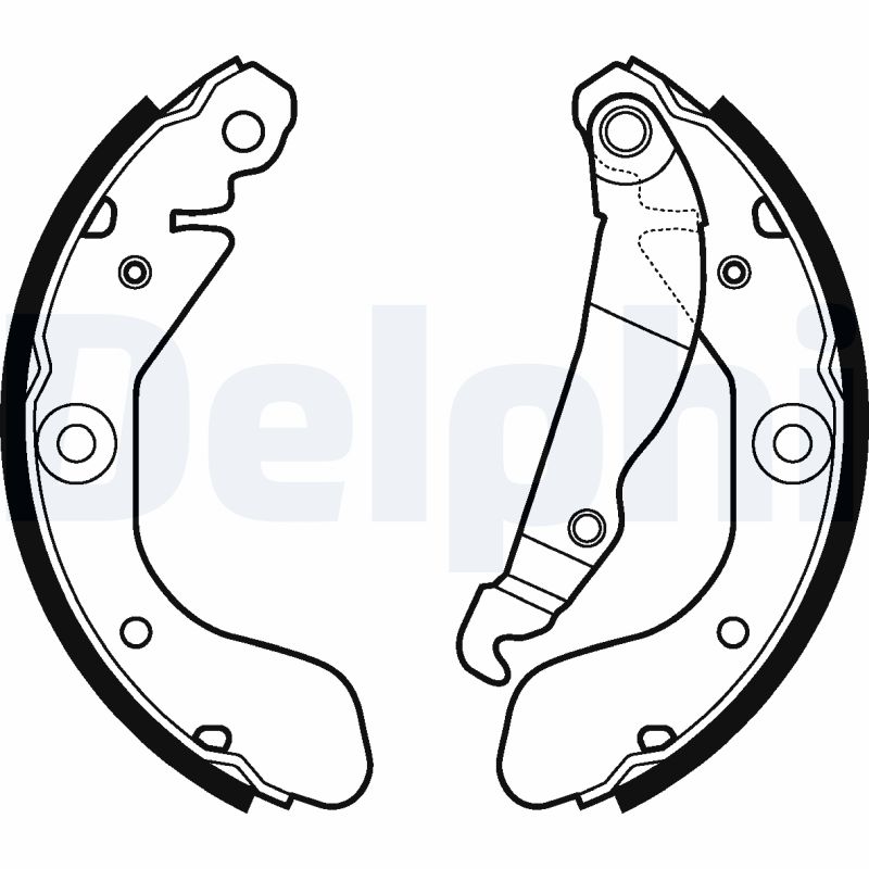 Brake Shoe Set - LS2114 DELPHI