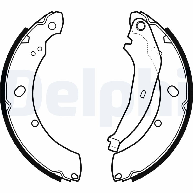 Kit ganasce freno - LS2136 DELPHI