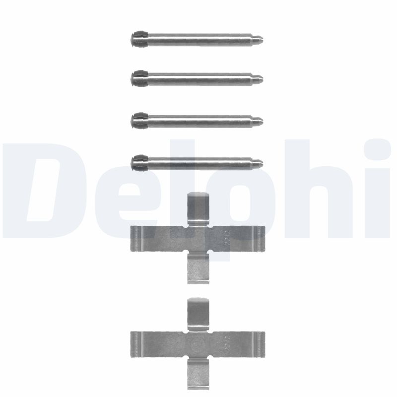 Kit accessori, Pastiglia freno - LX0070 DELPHI