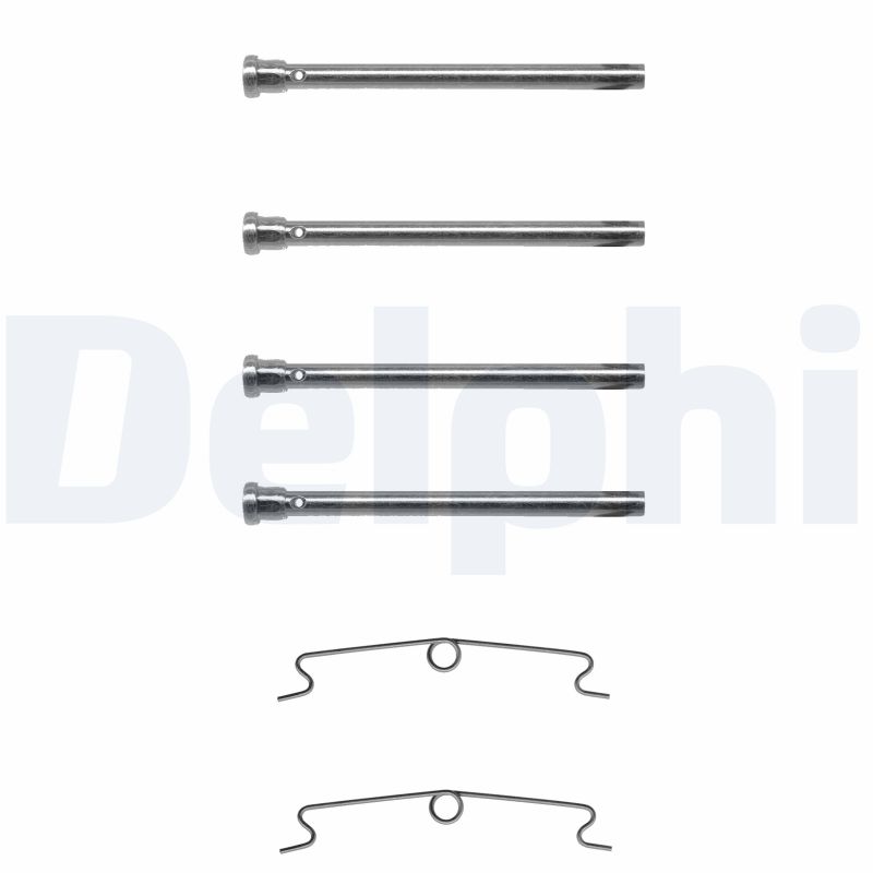 Kit accessori, Pastiglia freno - LX0085 DELPHI