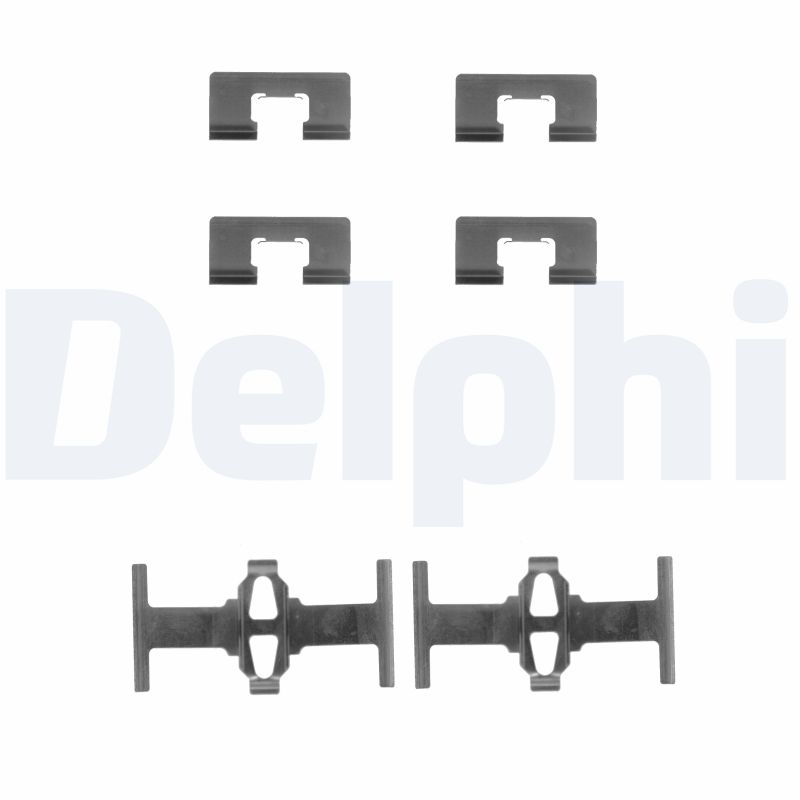 Комплектующие, колодки дискового тормоза - LX0197 DELPHI