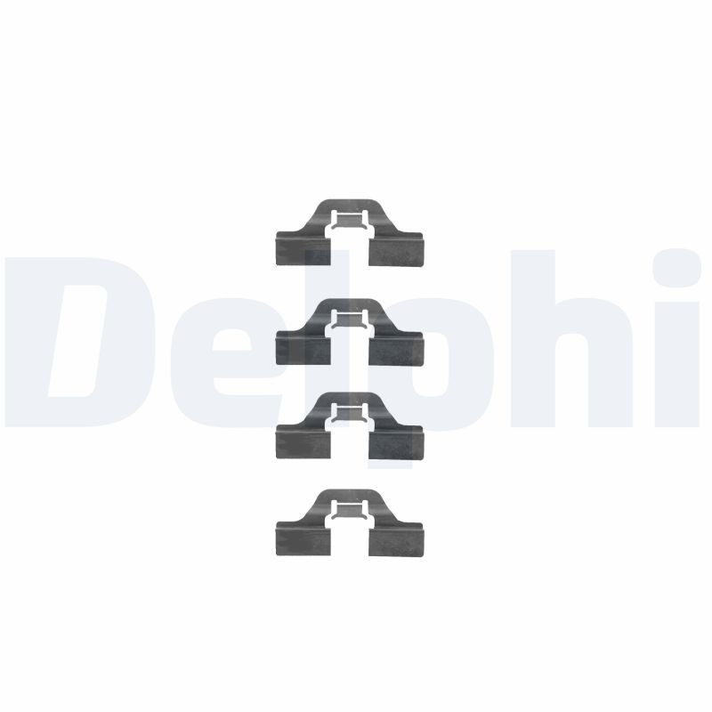 Kit accessori, Pastiglia freno - LX0307 DELPHI