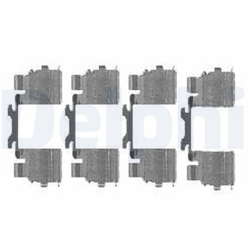 Kit accessori, Pastiglia freno - LX0476 DELPHI