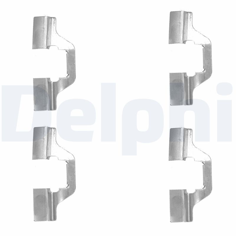 Kit accessori, Pastiglia freno - LX0492 DELPHI
