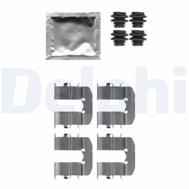 Комплектующие, колодки дискового тормоза - LX0512 DELPHI
