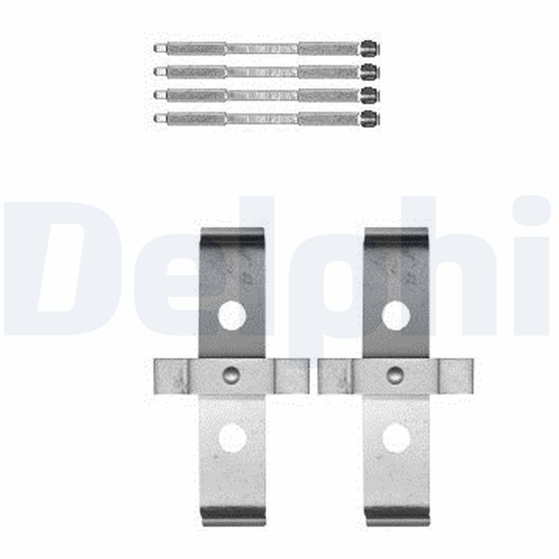 Accessory Kit, disc brake pad - LX0595 DELPHI